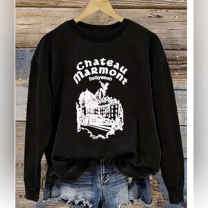 Soon NEW 1/19:! Black Chateau Marmont top